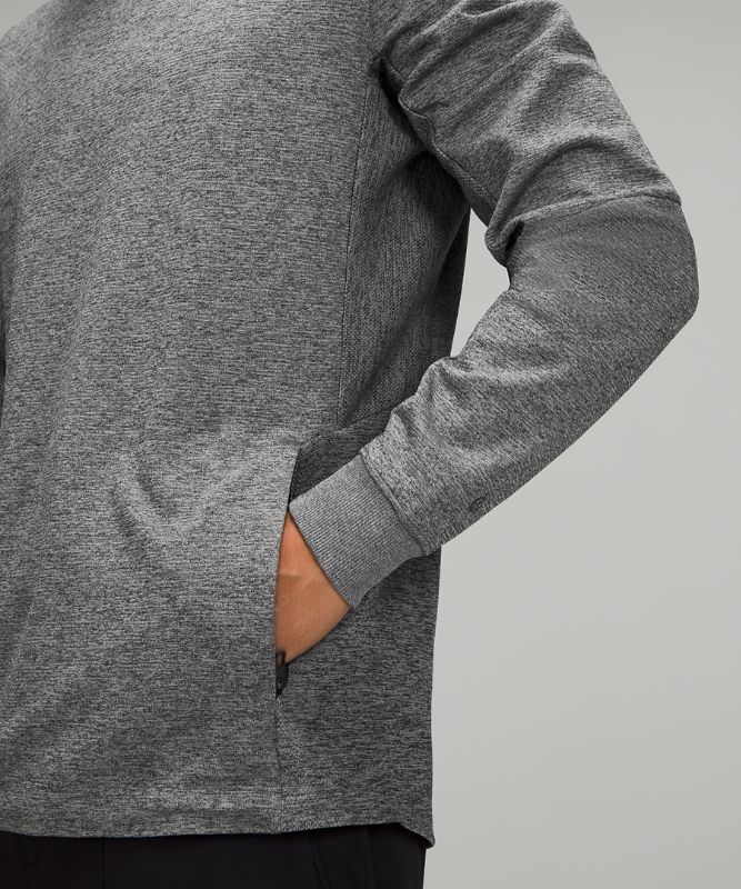 Lululemon outlets Men's Textured Tech Hoodie in Graphite Grey/ Vapor Size Medium