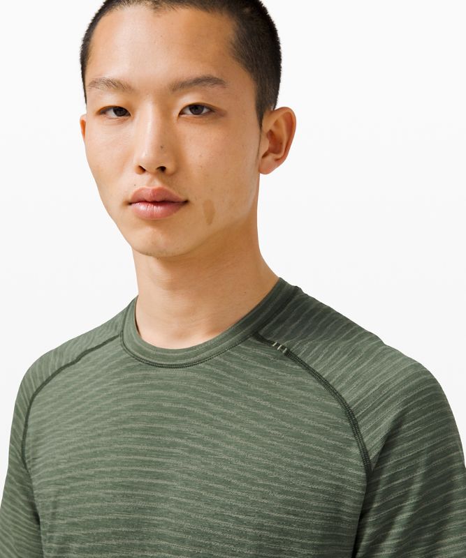 Metal Vent Tech Short Sleeve 2.0, Wave Fade Rosemary Green/Smoked Spruce