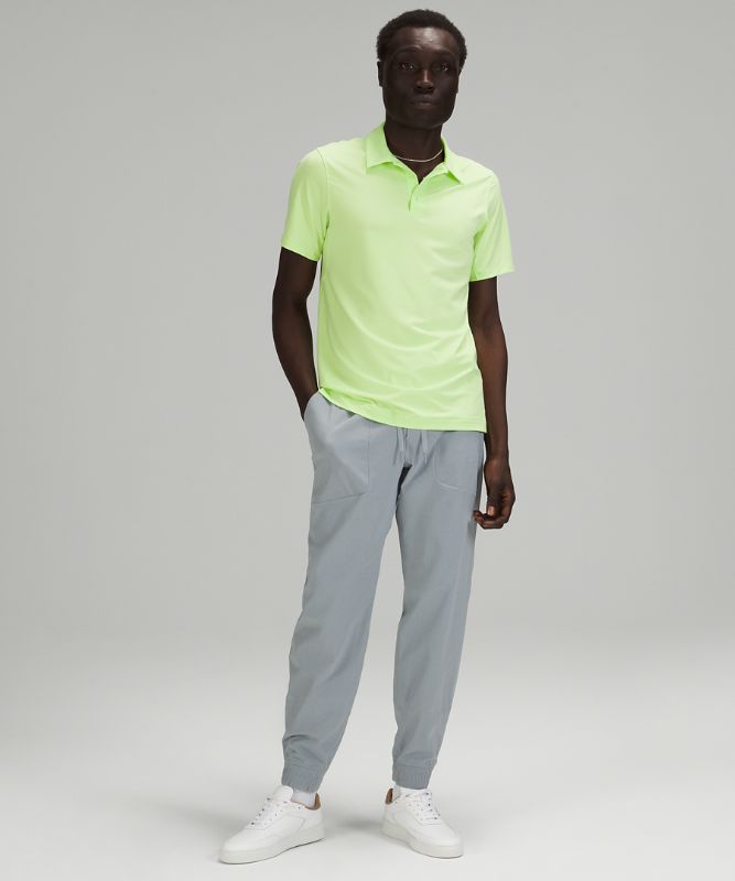 Snap Front Performance Short Sleeve Polo Shirt