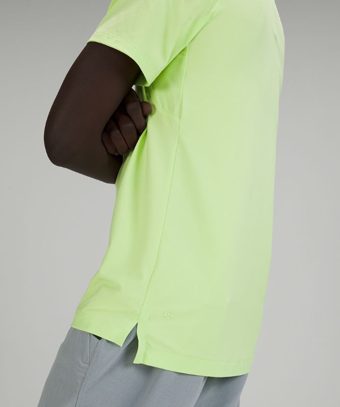 Snap Front Performance Short Sleeve Polo Shirt