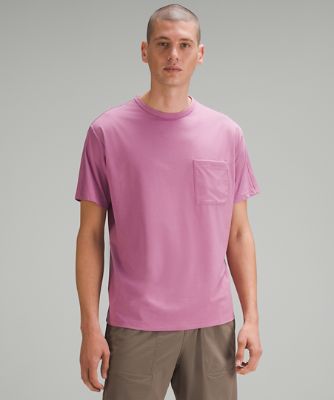 lululemon Fundamental Oversized T-Shirt Pocket Lilac Smoke LISM