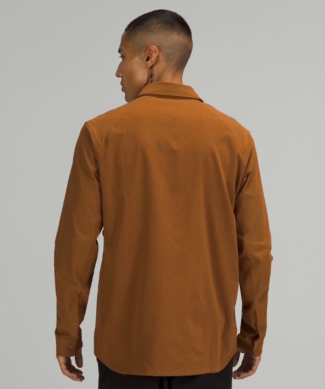 Double Pocket Long Sleeve Overshirt