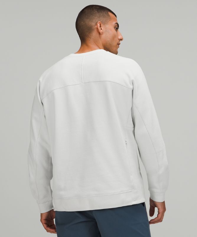 French Terry Oversized Long Sleeve Crew