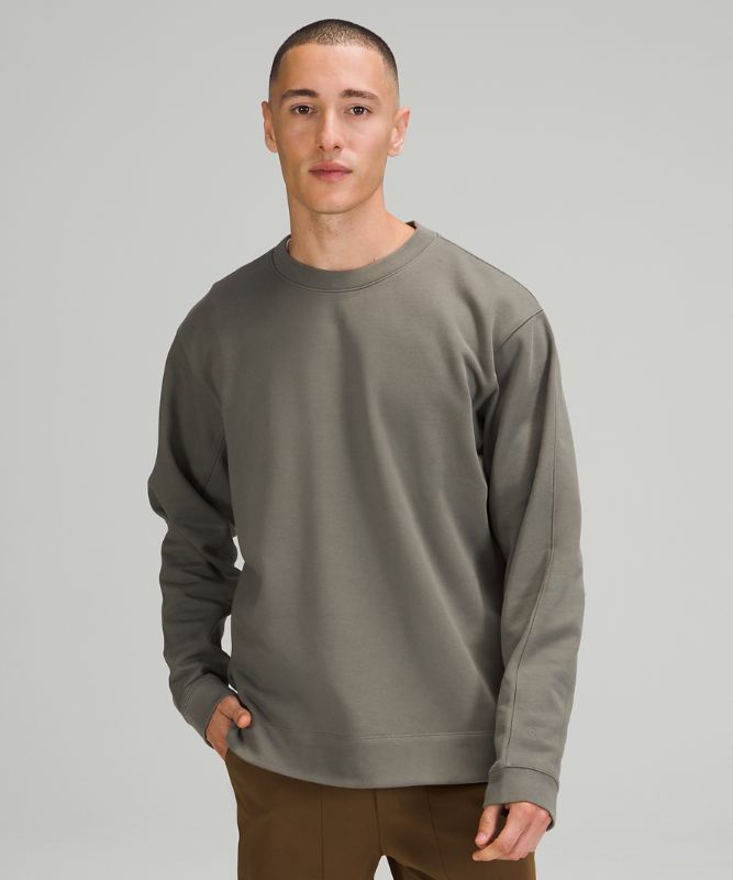 French Terry Oversized Long Sleeve Crew