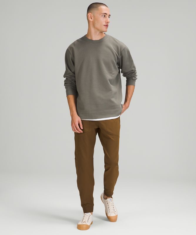 French Terry Oversized Long Sleeve Crew