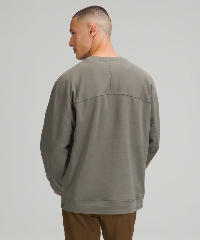 French Terry Oversized Long Sleeve Crew