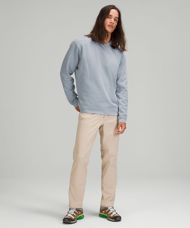 French Terry Oversized Long Sleeve Crew