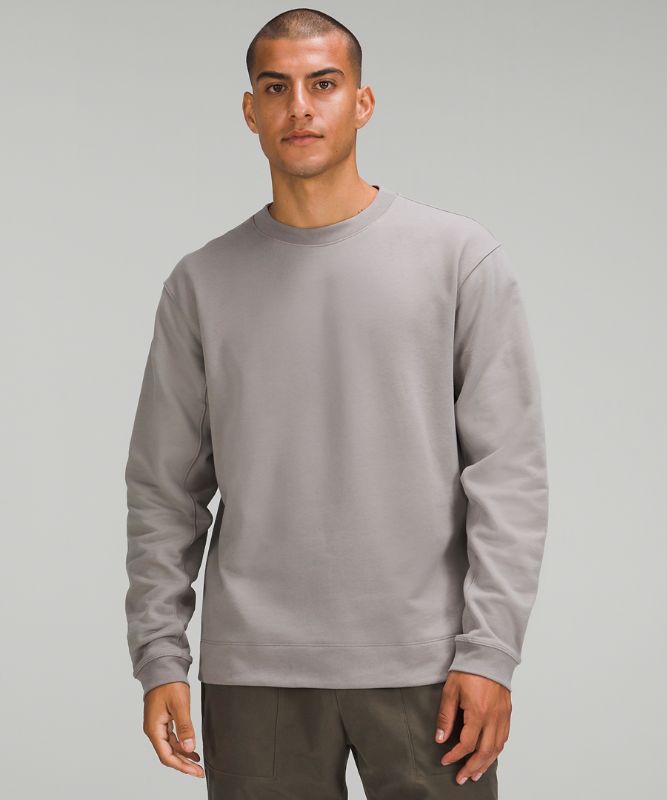 French Terry Oversized Long Sleeve Crew