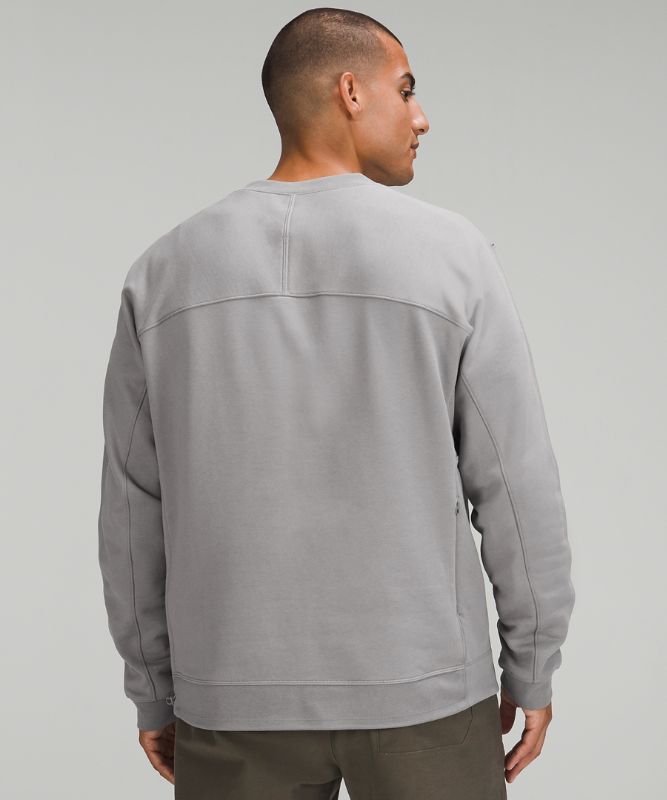 French Terry Oversized Long Sleeve Crew