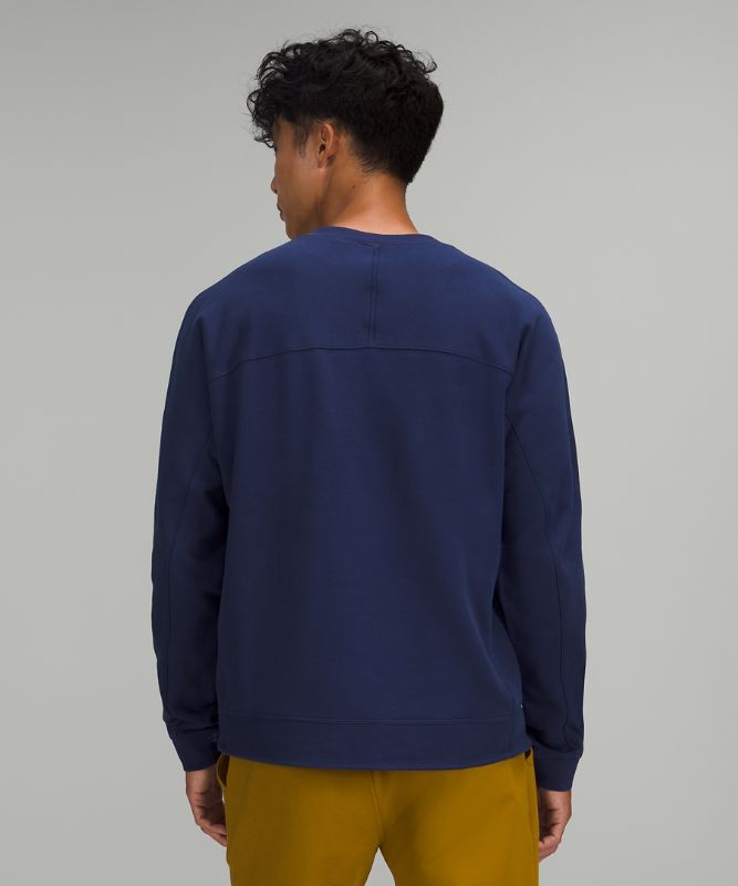 French Terry Oversized Long Sleeve Crew