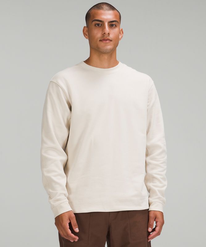 French Terry Oversized Long Sleeve Crew