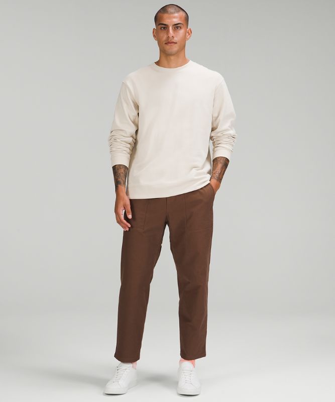 French Terry Oversized Long Sleeve Crew