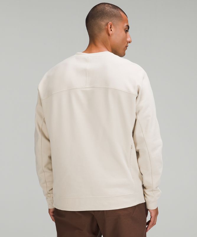 French Terry Oversized Long Sleeve Crew