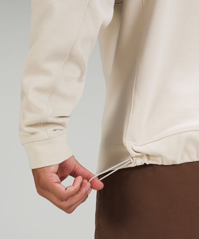 French Terry Oversized Long Sleeve Crew
