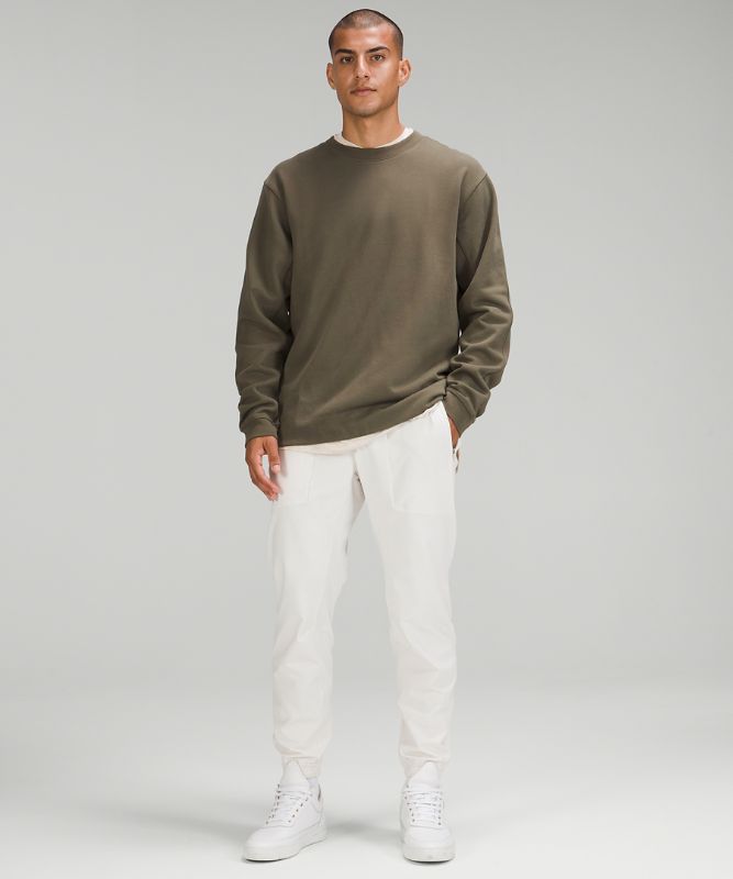 French Terry Oversized Long Sleeve Crew