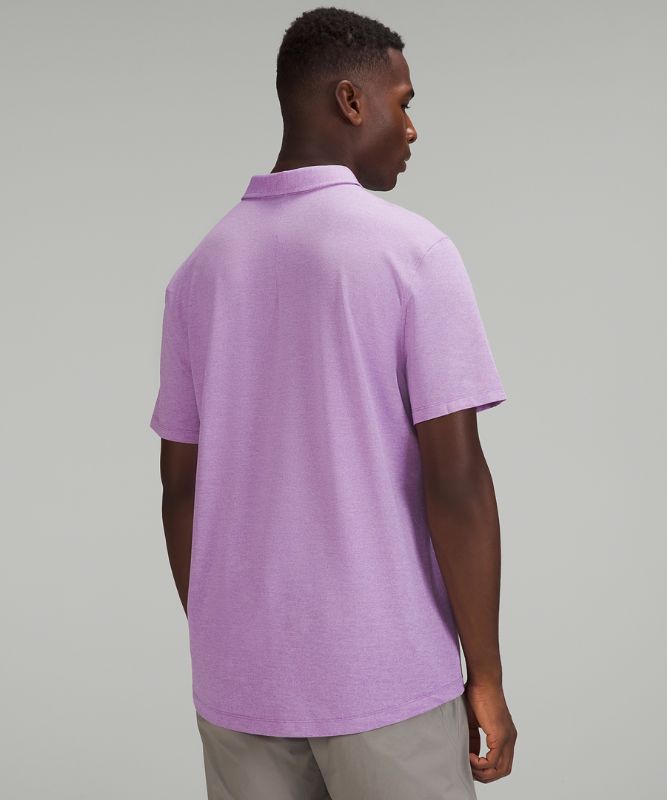 Lululemon Evolution Short Sleeve Polo Shirt In Pink Blossom