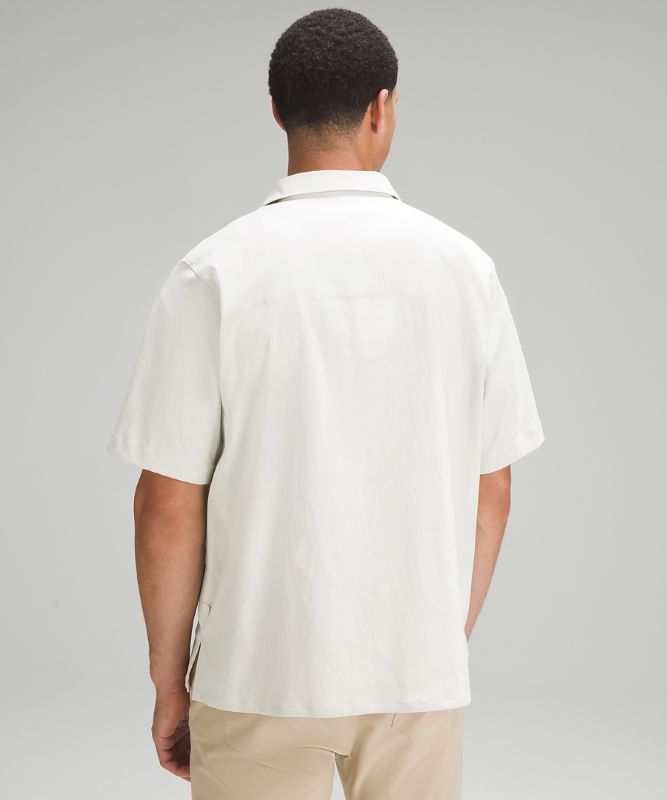 Relaxed-Fit Short Sleeve Button-Up