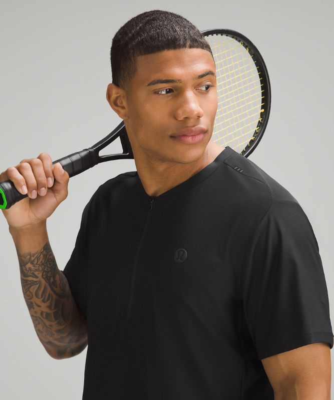 Vented Tennis Short-Sleeve Shirt