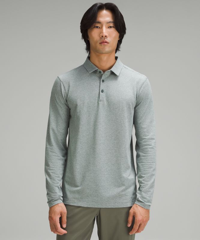 Evolution Long-Sleeve Polo Shirt *Pique Fabric