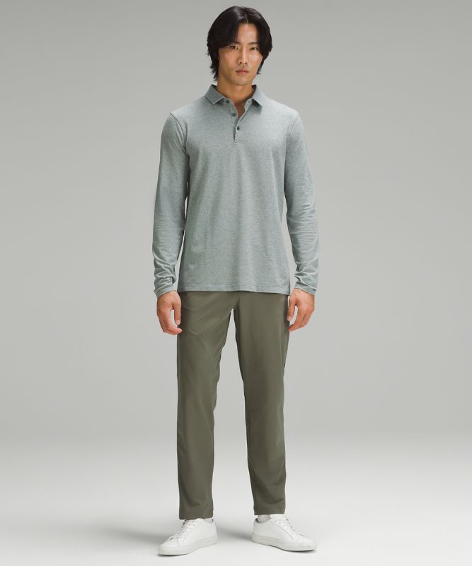 Evolution Long-Sleeve Polo Shirt *Pique Fabric