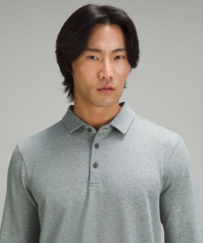 Evolution Long-Sleeve Polo Shirt *Pique Fabric