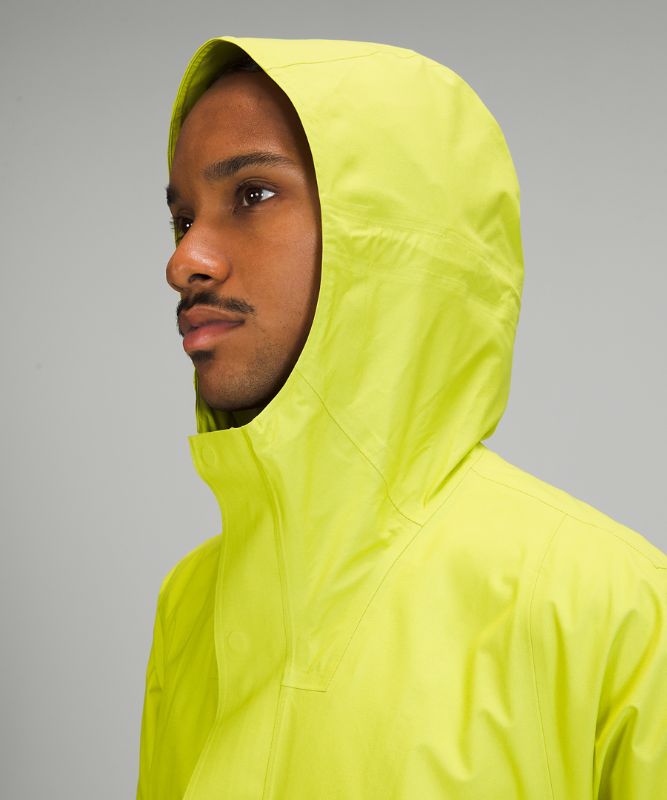 Lulu 2024 lemon neon rain jacket