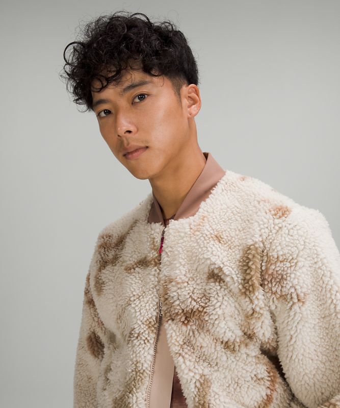 lululemon lab Textured Fleece Bomber Jacket