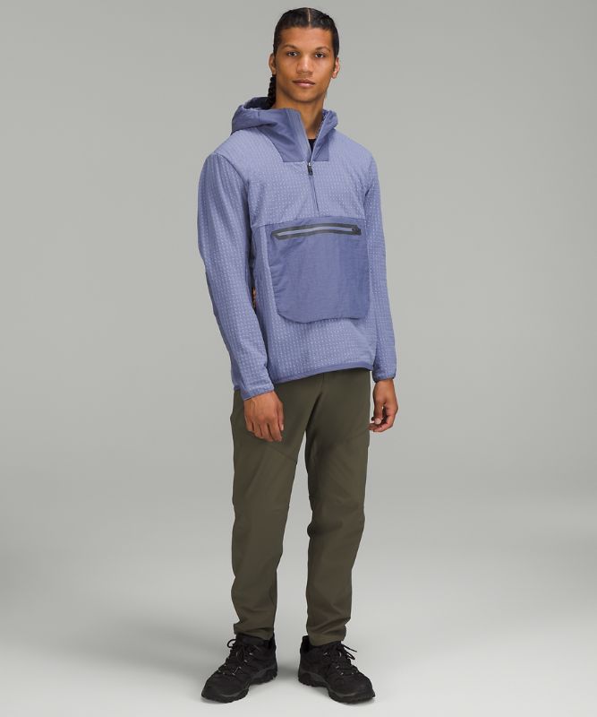 Water-Repellent Fleece Hiking Anorak