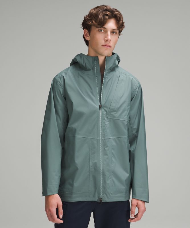 Waterproof Full-Zip Rain Jacket