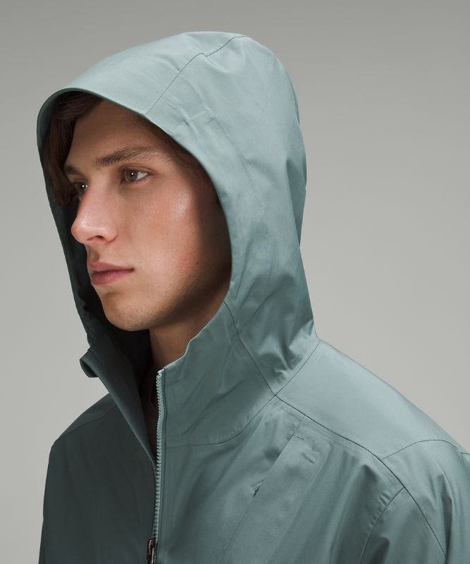 Waterproof Full-Zip Rain Jacket