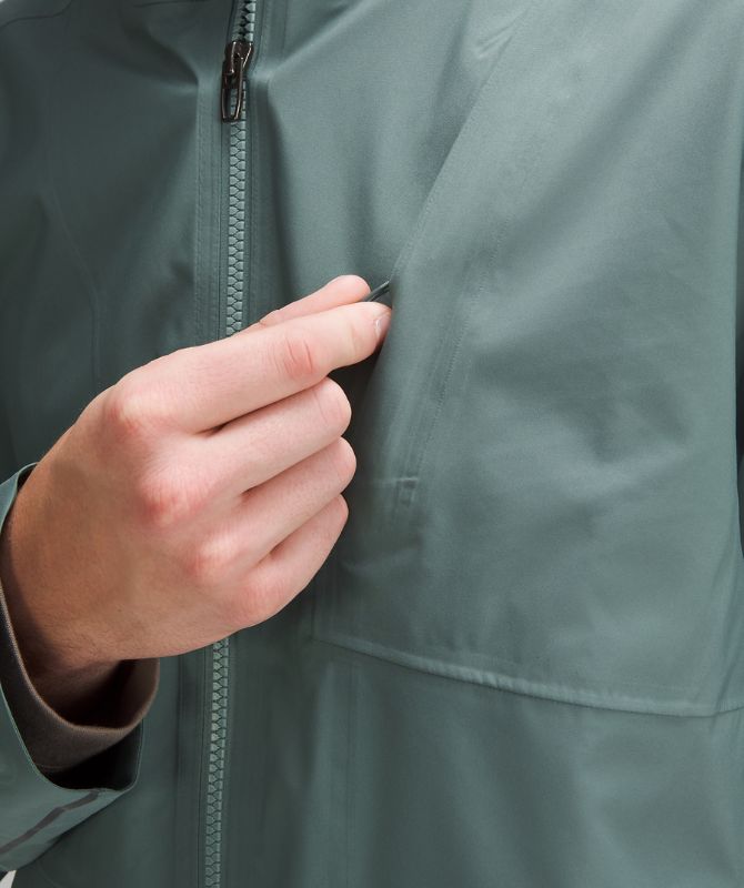 Waterproof Full-Zip Rain Jacket