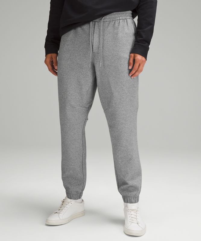 Textured Double-Knit Cotton Jogger