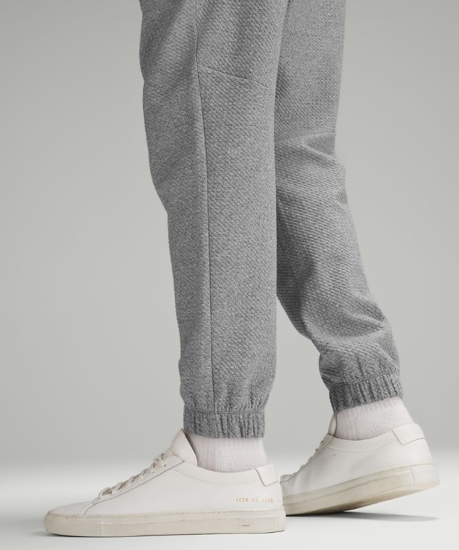 Textured Double-Knit Cotton Jogger