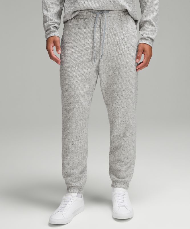 Textured Double-Knit Cotton Jogger