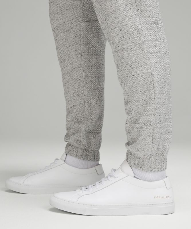 Textured Double-Knit Cotton Jogger