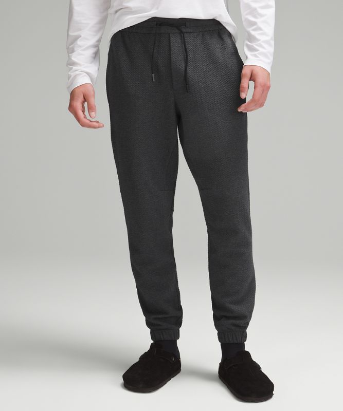 Textured Double-Knit Cotton Jogger