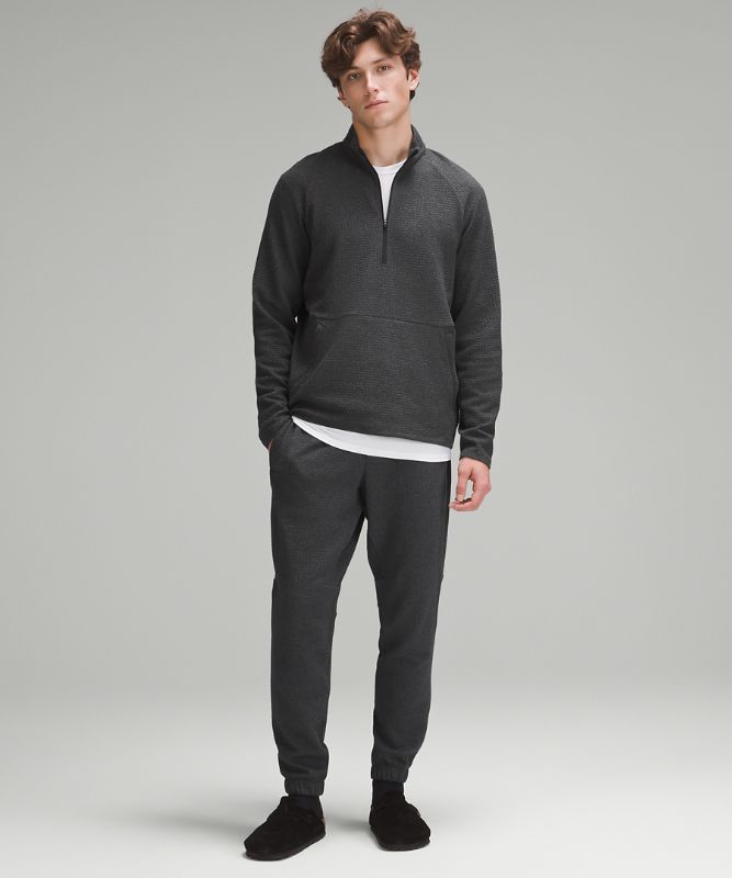 Textured Double-Knit Cotton Jogger