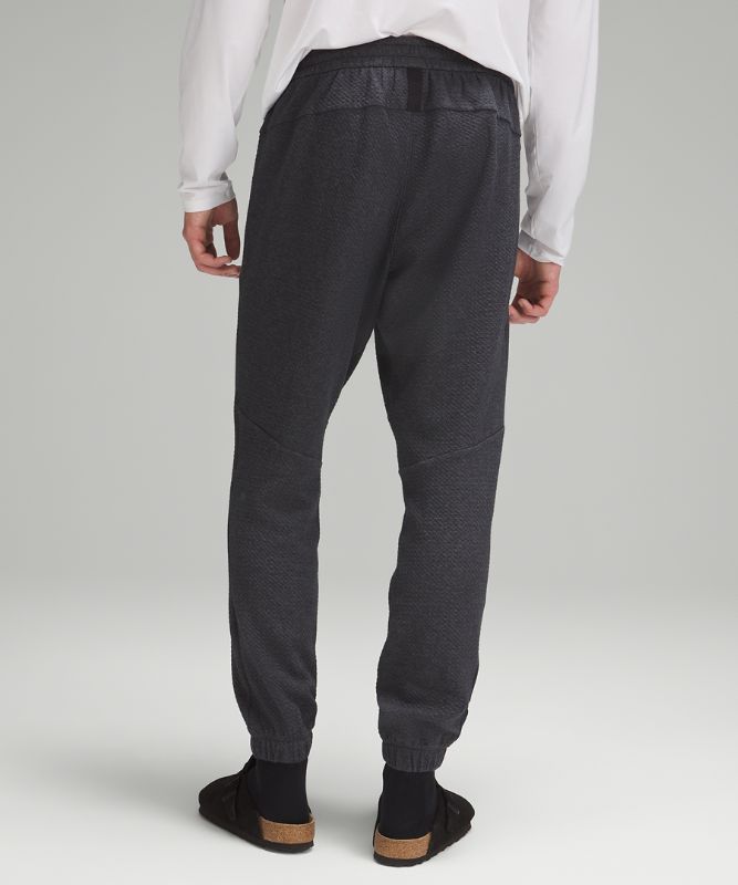 Textured Double-Knit Cotton Jogger