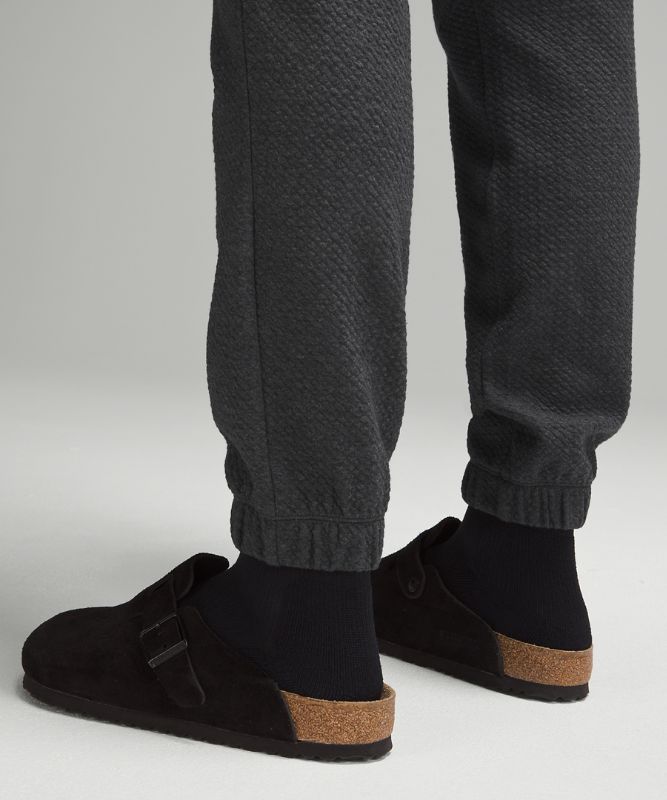 Textured Double-Knit Cotton Jogger