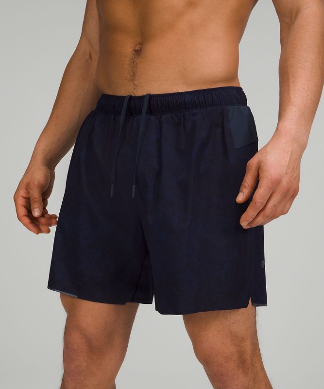 Lululemon Surge Lined Shorts 4 In Gravel Dust True Navy | ModeSens