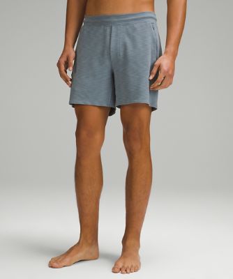 Lululemon Surge Short *linerless 6 In Subcelsius Dawn Blue Chambray