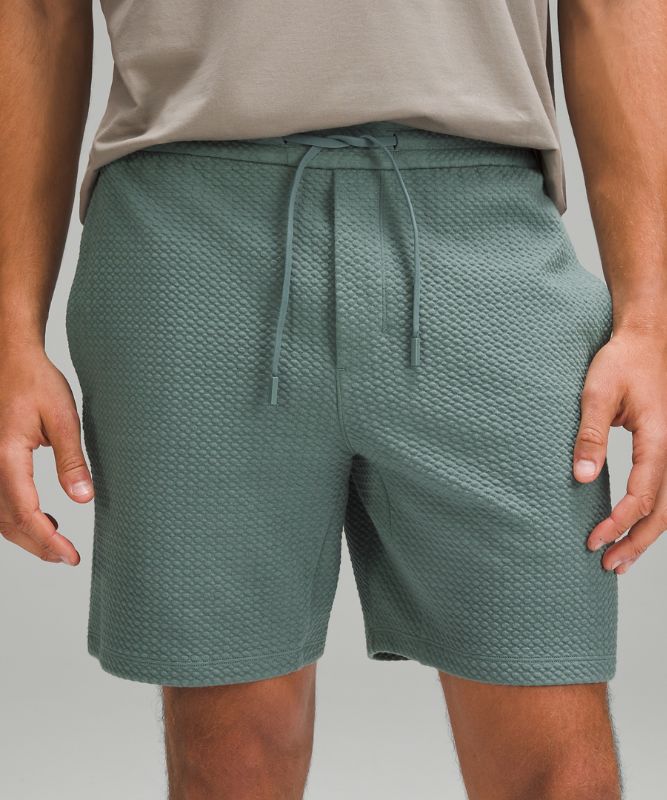 Textured Double-Knit Cotton Short 7"