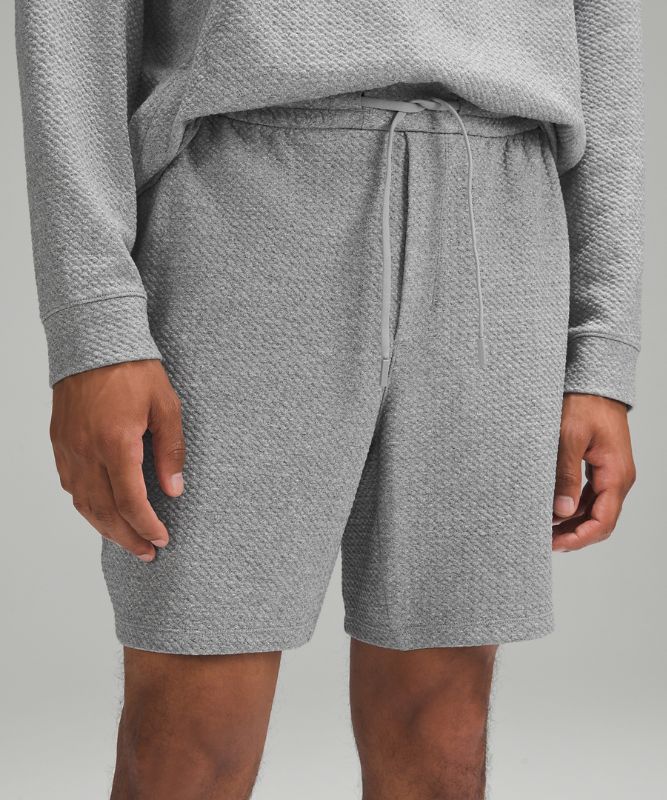 Textured Double-Knit Cotton Short 7"