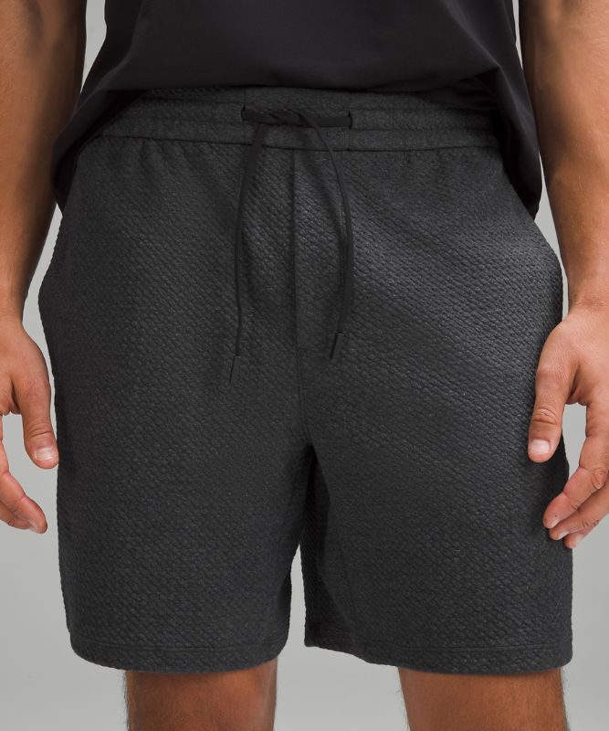 Textured Double-Knit Cotton Short 7"