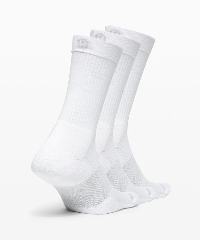 Men's Daily Stride Crew Sock 3 Pack *Wordmark