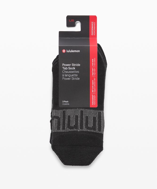 Power Stride Tab Sock *Anti-Stink 3 Pack