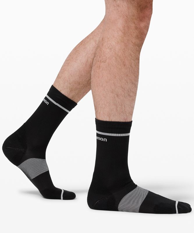 Power Stride Crew Sock Stripe *2 Pack