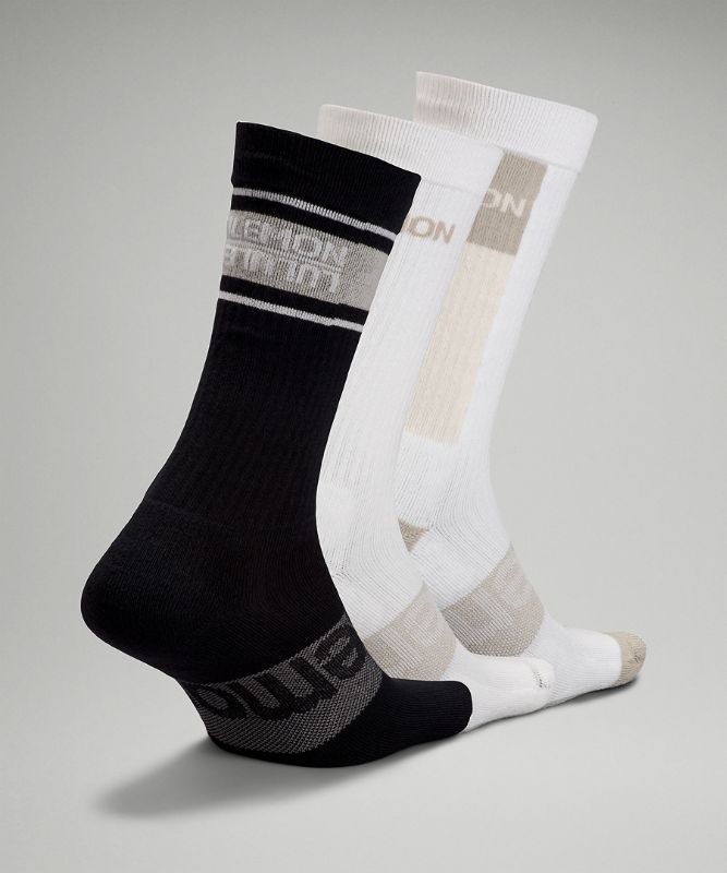 Daily Stride Crew Sock 3 Pack *Stripe