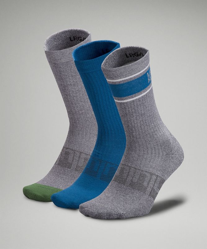 Daily Stride Crew Sock 3 Pack *Stripe