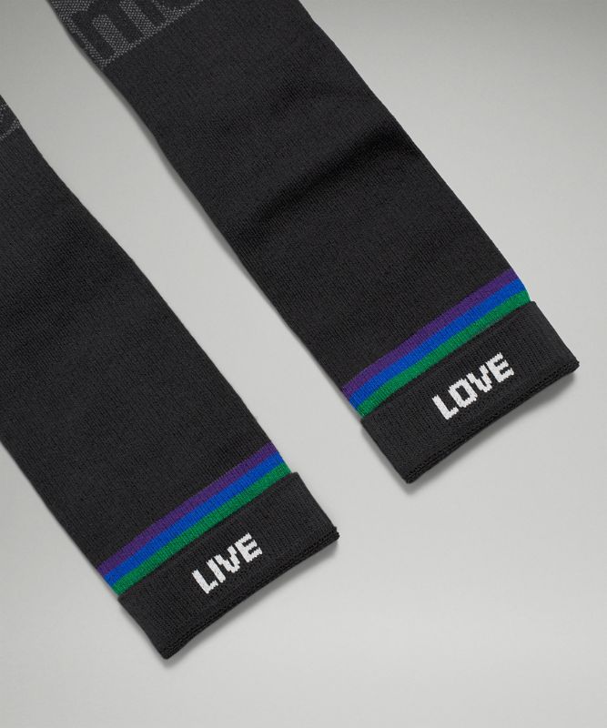 Men's Daily Stride Crew Socks Stripe lululemon *Wordmark